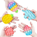 2021 New Christmas Halloween Design Popping Silicone Stress Reliever Push Bubble Pop Sensory Fidget Toys